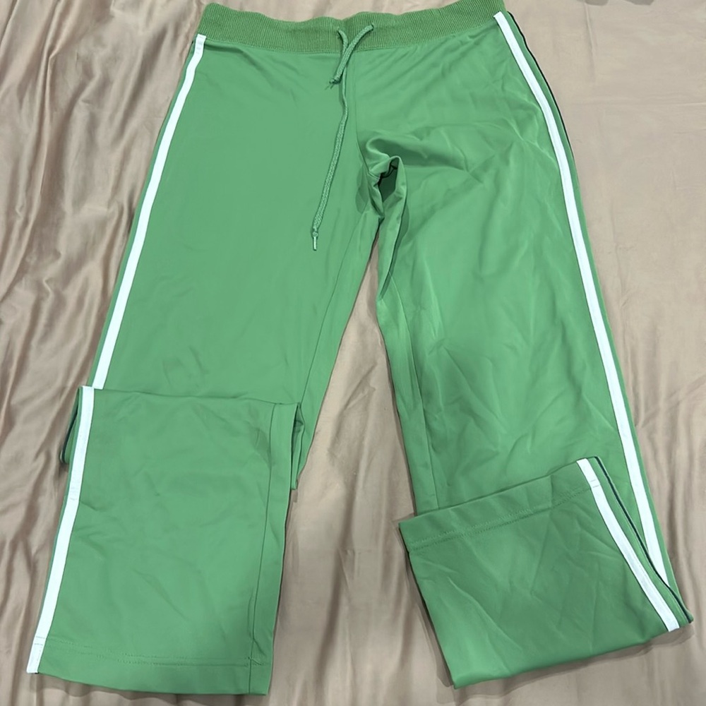 Women’s Green Breathable Track Pants Joggers Athletic Pants Size M Medium